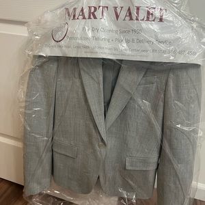 Theory 3 pieces Light grey suit, jacket and pants size 6, skirt size 4